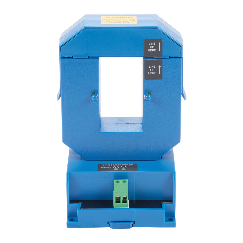 AcuAMP AC current transducer, 1-phase, split core, 0-800A sensing range, True RMS, 4-20 mA output.-ACTR800-42L-S