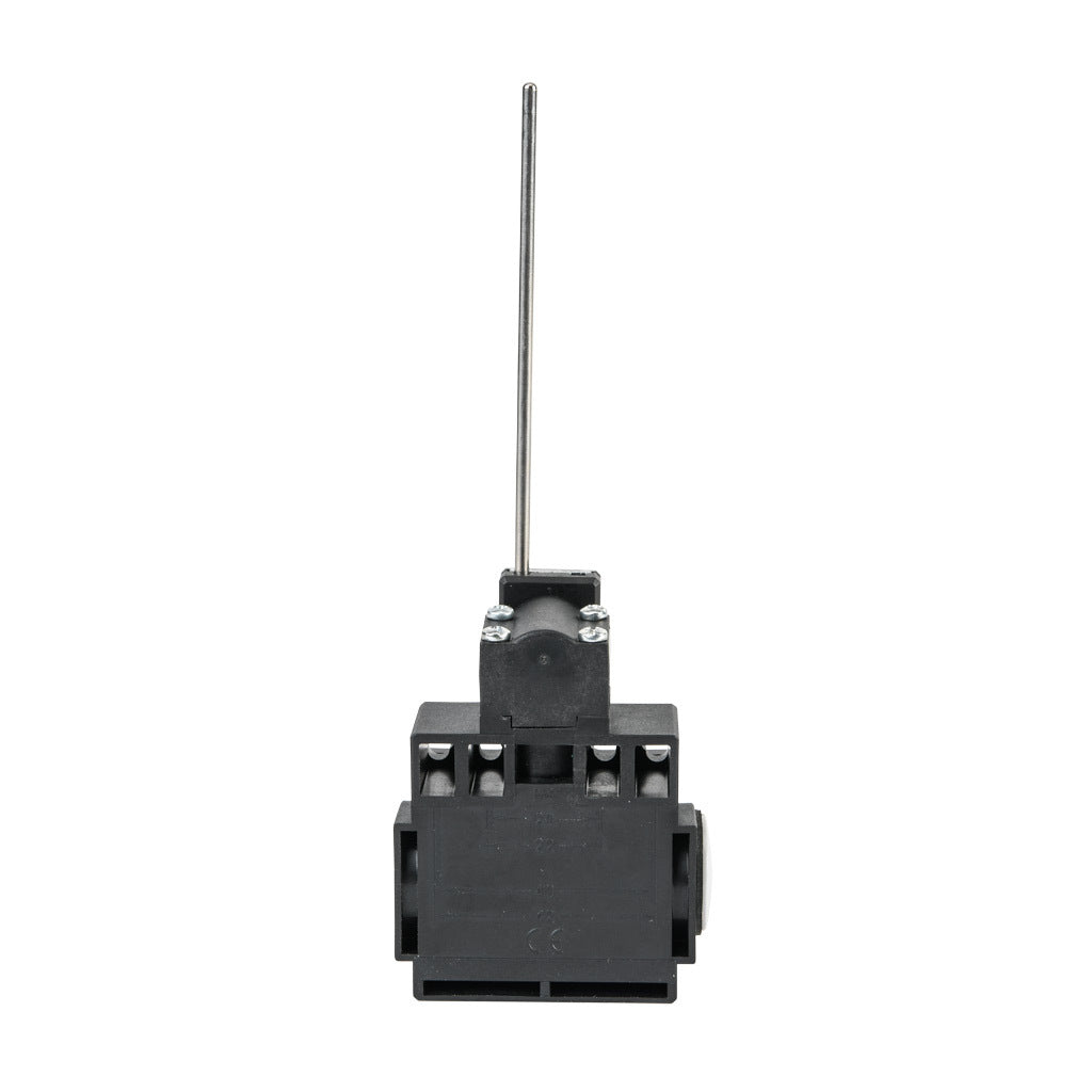 AchieVe IEC limit switch, side rotary adjustable 3mm stainless steel rod, 90-degree adjustable head, (1) N.O./(1) N.C. contact(s), snap action, 20-22mm or 40-42mm hole spacing, plastic, (2) PG11 cable entries with (1) 1/2in NPT adapter.-ADP2T71Z11