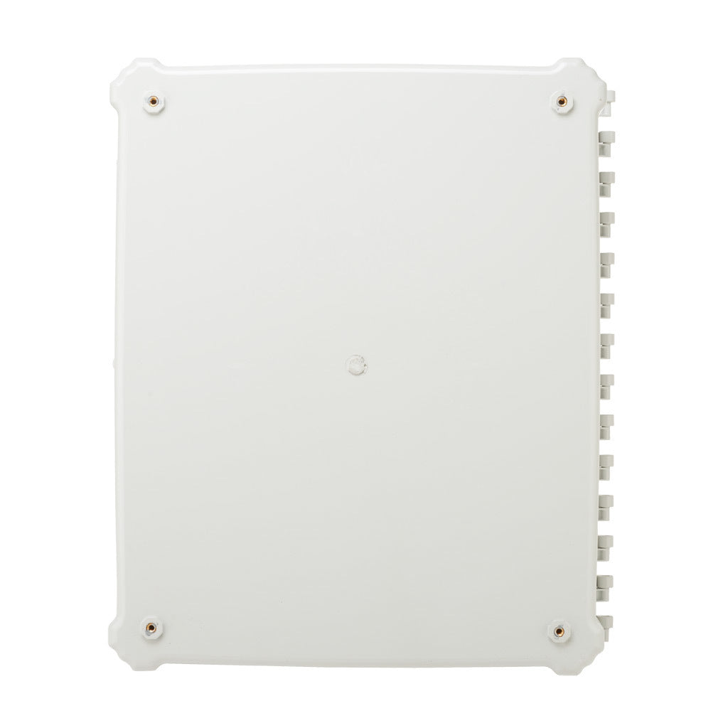 AttaBox Heartland series enclosure, NEMA 1/3R/4/4X/12, 20 x 16 x 8in (HxWxD), wall mount, polycarbonate, Pantone 7541 C light gray, single-door, stainless steel quick-release latch.-AH20168SS