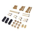 NITRA pneumatic air jet set, 35 pieces, brass.-AJS-35