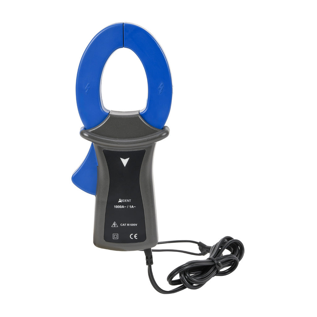 ARDENT clamp-on current probe, CAT III 600V, 1-1000A. For use with ARD-MM612, ARD-IT30. Instruction manual included.-ARD-CM-CLCT-1