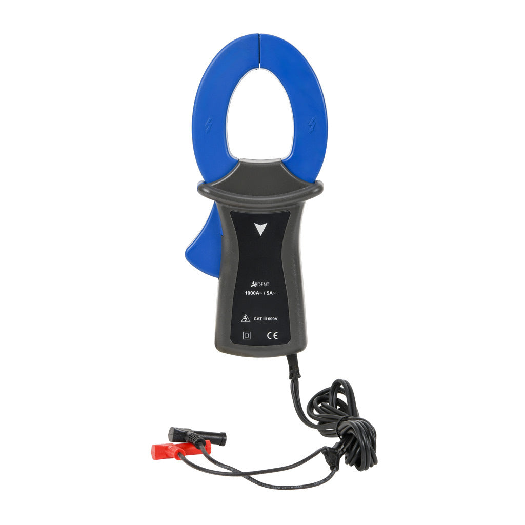 ARDENT clamp-on current probe, CAT III 600V, 10-1000A. For use with ARD-MM612, ARD-IT30. Instruction manual included.-ARD-CM-CLCT-5