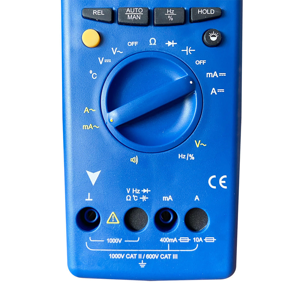 ARDENT multimeter, AC/DC voltage, AC/DC current, resistance, continuity, capacitance, frequency and temperature, 10A, CAT III 600V/CAT II 1000V.-ARD-MM410
