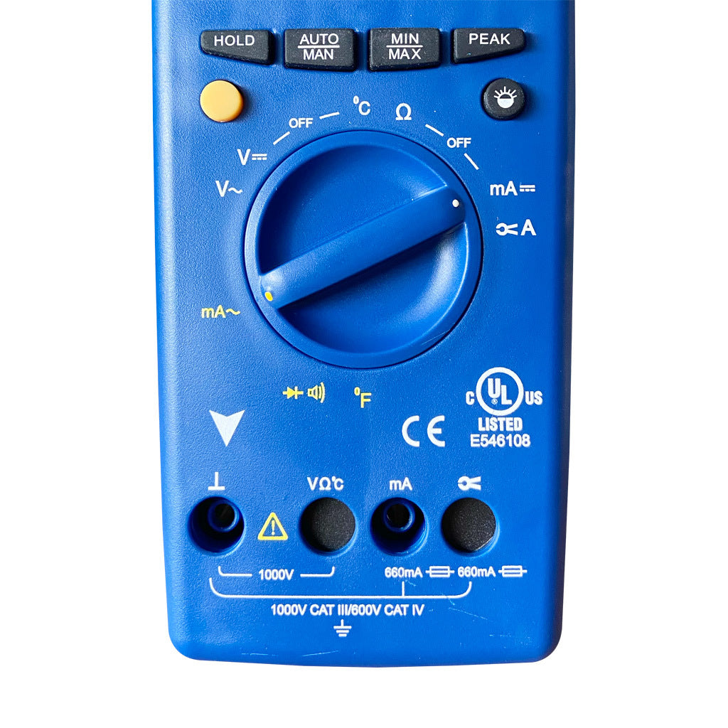 ARDENT multimeter, AC/DC voltage, AC/DC current, resistance, continuity and temperature, 660A, CAT IV 600V/CAT lll 1000V.-ARD-MM612