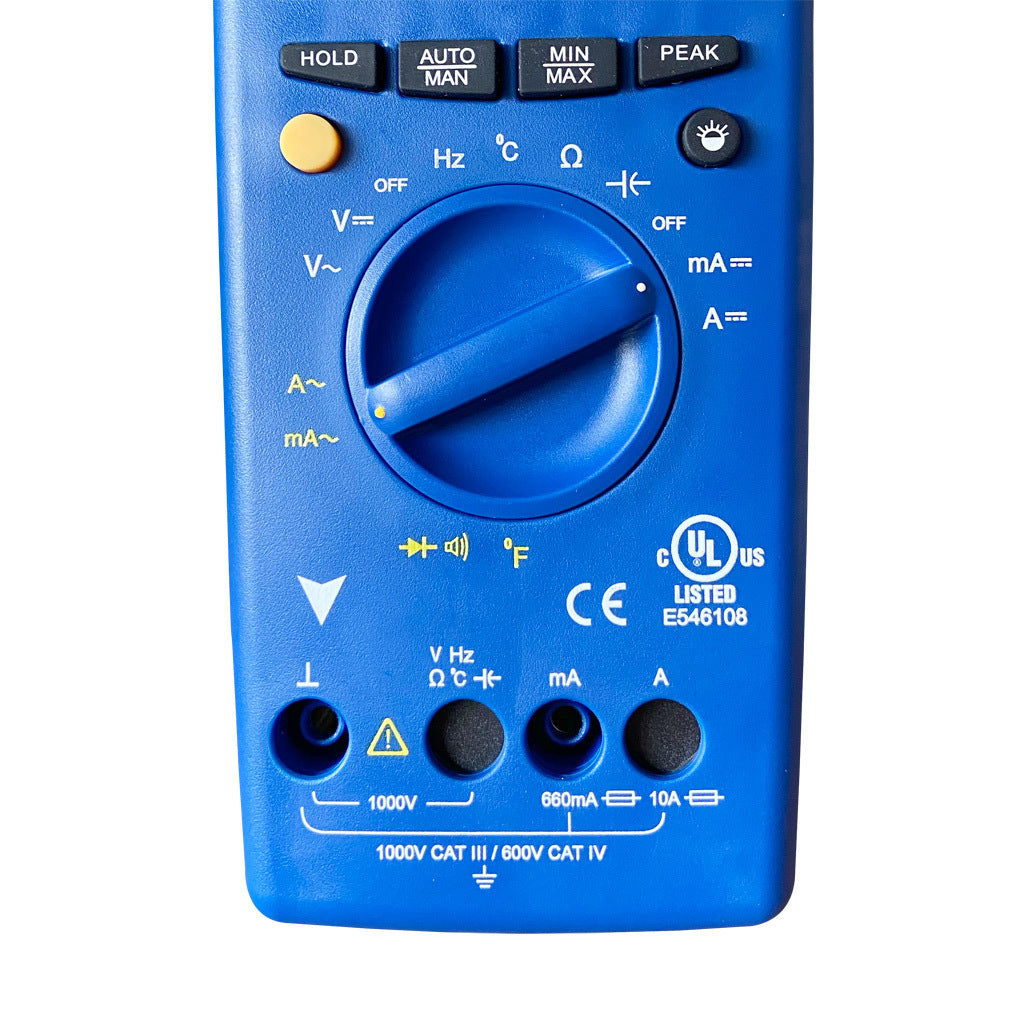ARDENT multimeter, AC/DC voltage, AC/DC current, resistance, continuity, capacitance, frequency and temperature, 10A, CAT IV 600V/CAT lll 1000V.-ARD-MM615