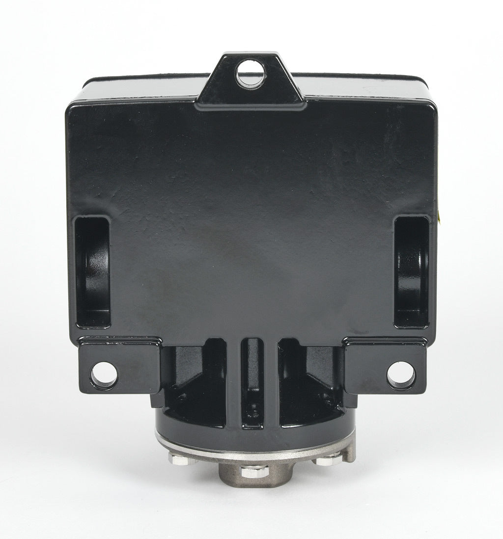 Ashcroft mechanical pressure switch, 60 to 400 psig set point, 5 to 24 psig deadband range, Buna-N sensing element, Buna-N seal(s), SPDT 15A, 1/4in female NPT process connection, 3/4in female NPT conduit opening.-B424B400