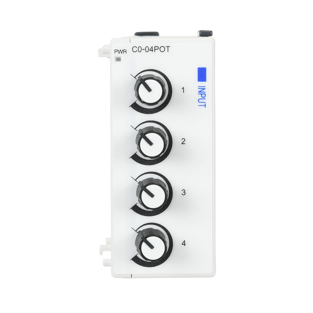 CLICK simulator input module, 4-channel, potentiometer, 12-bit.-C0-04POT
