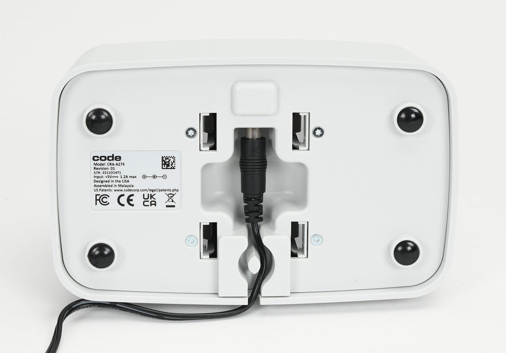 Code quad-bay battery charger, for use with Code battery CRA-B27DK-C298.-CRA-A274-P1-C298