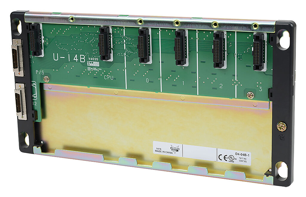 DirectLOGIC DL405 I/O base, 4-slot, panel mount.-D4-04B-1