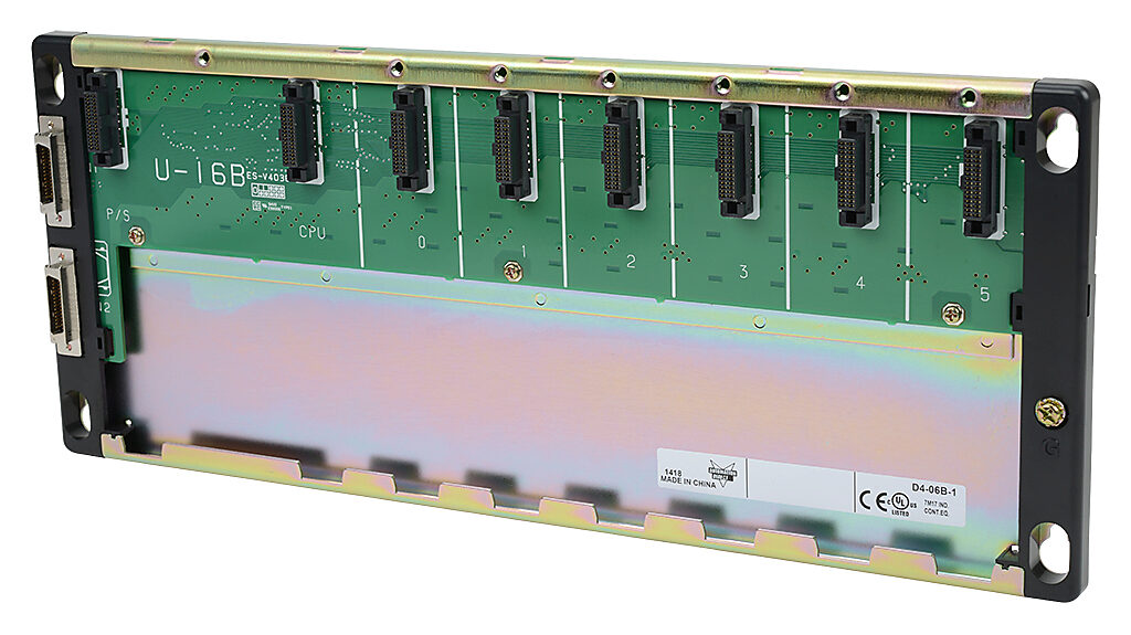 DirectLOGIC DL405 I/O base, 6-slot, panel mount.-D4-06B-1