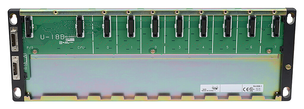 DirectLOGIC DL405 I/O base, 8-slot, panel mount.-D4-08B-1