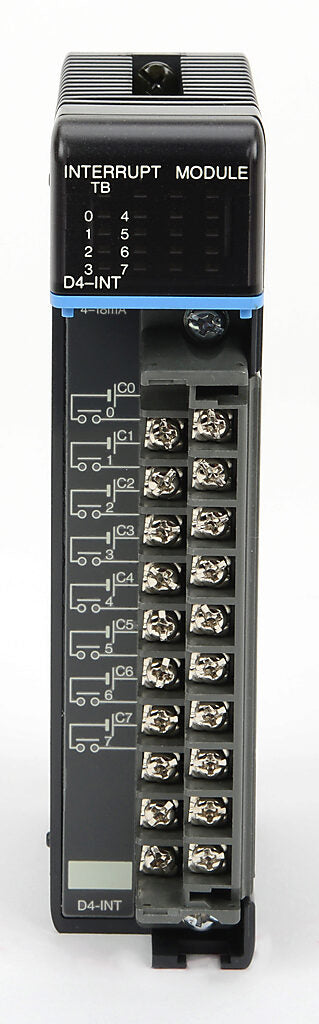 DL405 interrupt input module, 8-point, 0.67ms/point interrupt rate.-D4-INT