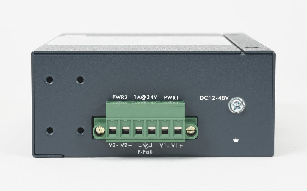 Advantech Modbus gateway, serial Master/Slave and Ethernet Client/Server, (2) Ethernet 10/100Base-T (RJ45) and (4) RS-232/422/485 (9-pin D-sub male) port(s), (64) simultaneous Ethernet connections, (128) serial device(s), 12-48 VDC required.-EKI-1224-CE
