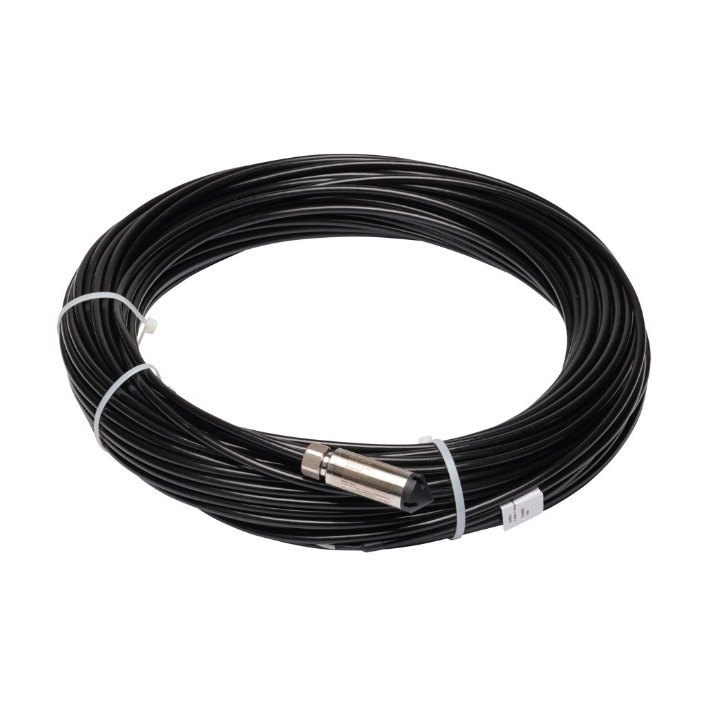 AchieVe hydrostatic submersible level transmitter, 0 to 50 psig (115.5ft of water column) sensing range, Output: 1-channel, output current signal range(s) of 4-20 mA, 0.825in diameter housing, shielded and vented 140ft cable.-ELT-050-L140