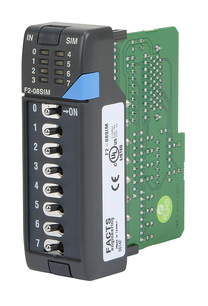DirectLOGIC DL205 simulator input module, 8-point.-F2-08SIM