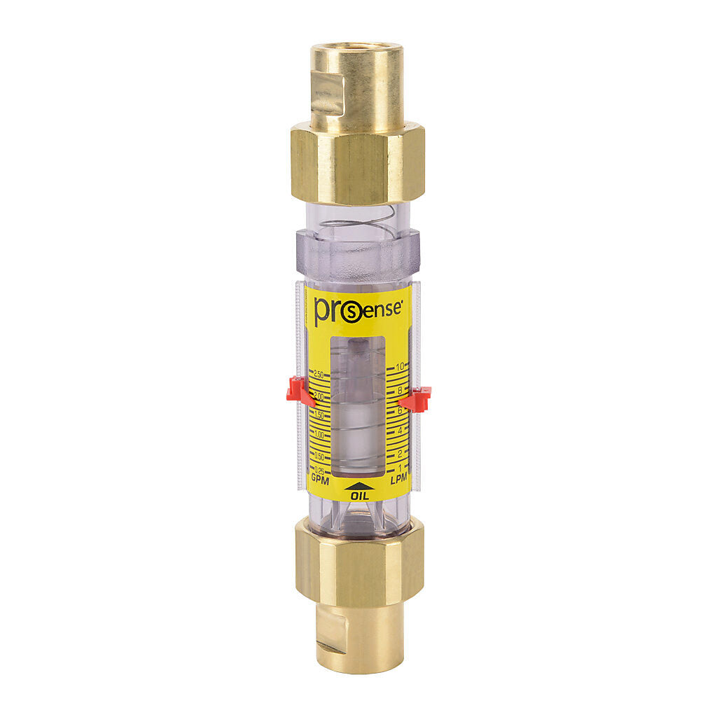 Oil Mechanical Flow Meter: variable area, 0.25 to 2.5 GPM (PN# FG1P ...