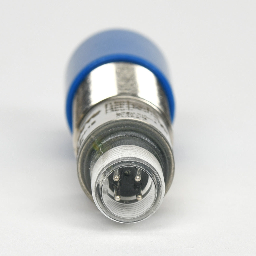 AchieVe photoelectric sensor, tubular, threaded, diffuse with background suppression, 30-100mm sensing distance, complementary light-on/dark-on, NPN, potentiometer, 1.5 kHz switching frequency, 4-pin M12 quick-disconnect.-FKLS-BN-1E