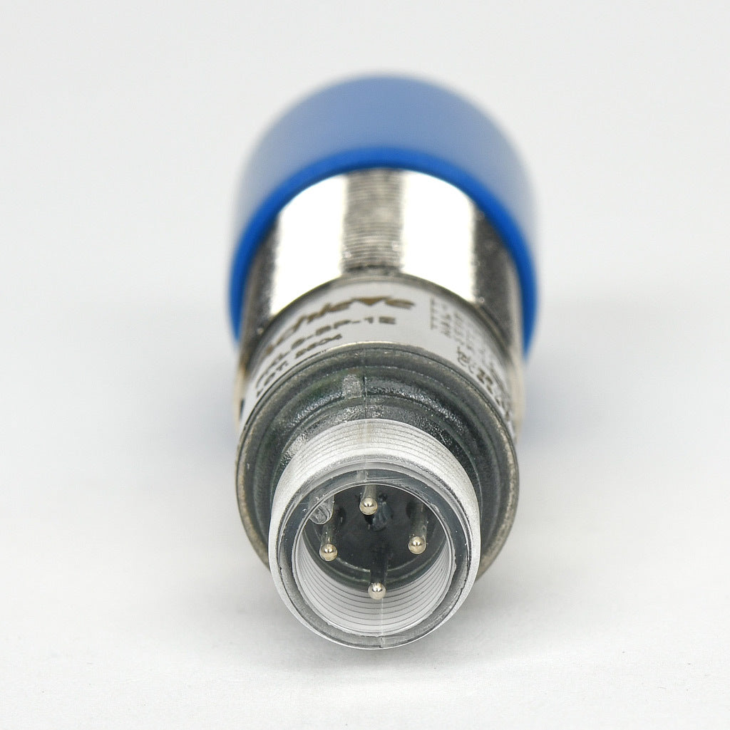 AchieVe photoelectric sensor, tubular, threaded, diffuse with background suppression, 30-100mm sensing distance, complementary light-on/dark-on, PNP, potentiometer, 1.5 kHz switching frequency, 4-pin M12 quick-disconnect.-FKLS-BP-1E