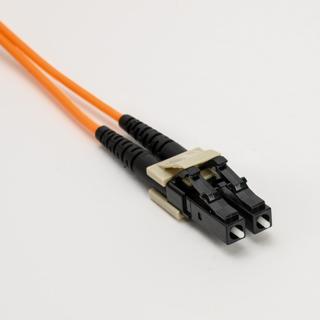 AchieVe OM2 multi-mode fiber optic Ethernet patch cable, SC duplex to LC duplex, 16.4ft/5m cable length, orange. For use with 1/10 Gbps networks.-FOM-OM2-SCLC-005