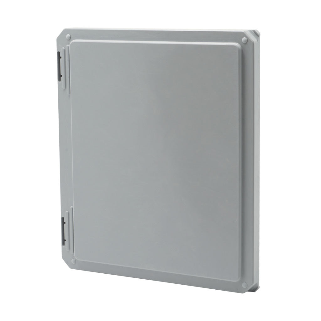 AttaBox opaque door, fiberglass reinforced polyester, Pantone 428 C glacier gray. For use with 12 x 10in (HxW) Freedom series enclosures.-FR1210CVR