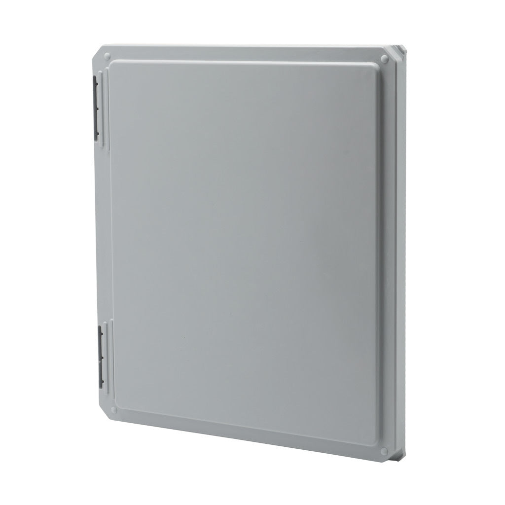 AttaBox opaque door, fiberglass reinforced polyester, Pantone 428 C glacier gray. For use with 14 x 12in (HxW) Freedom series enclosures.-FR1412CVR