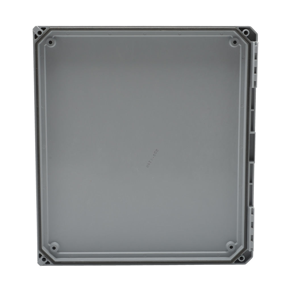 AttaBox opaque door, fiberglass reinforced polyester, Pantone 428 C glacier gray. For use with 16 x 14in (HxW) Freedom series enclosures.-FR1614CVR