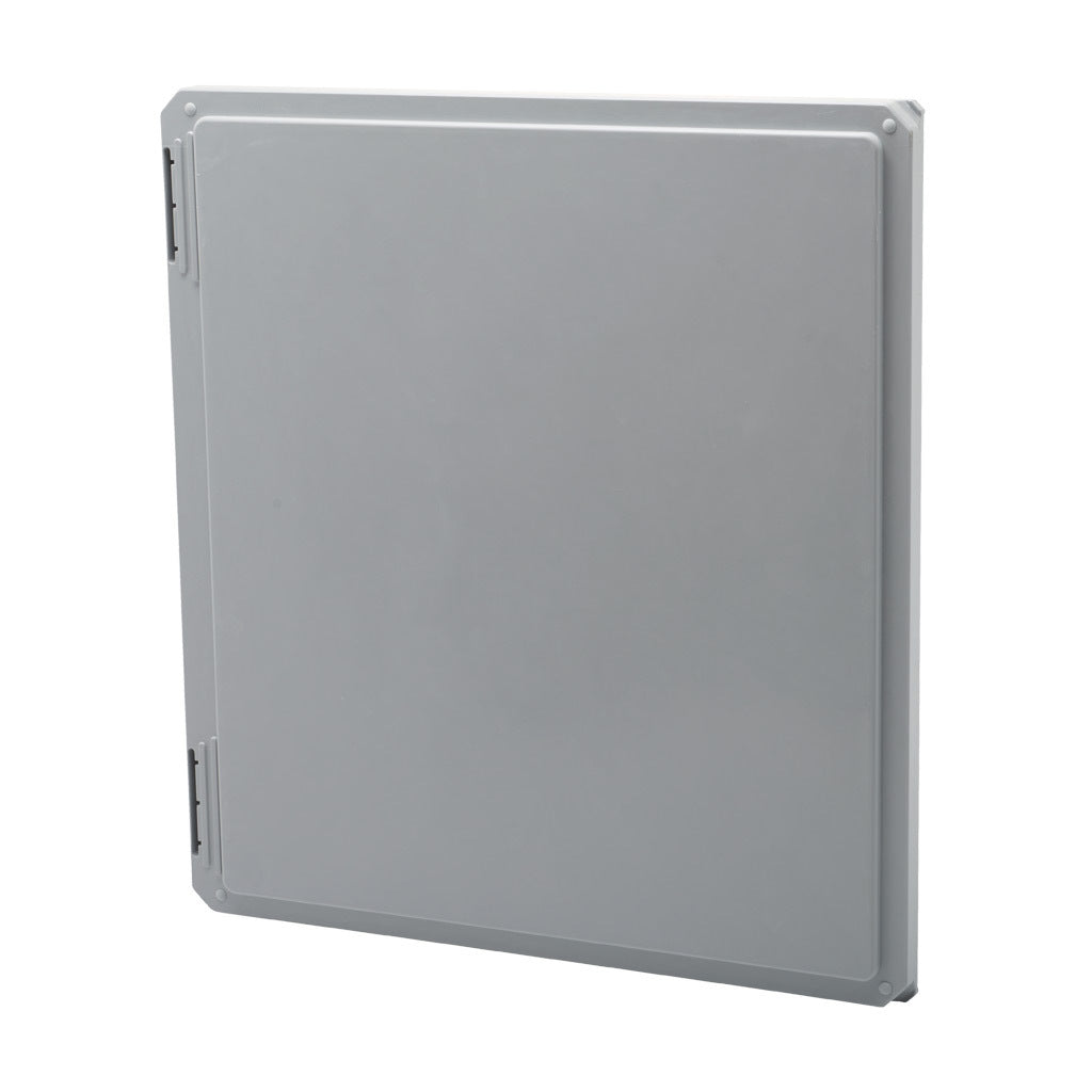 AttaBox opaque door, fiberglass reinforced polyester, Pantone 428 C glacier gray. For use with 18 x 16in (HxW) Freedom series enclosures.-FR1816CVR