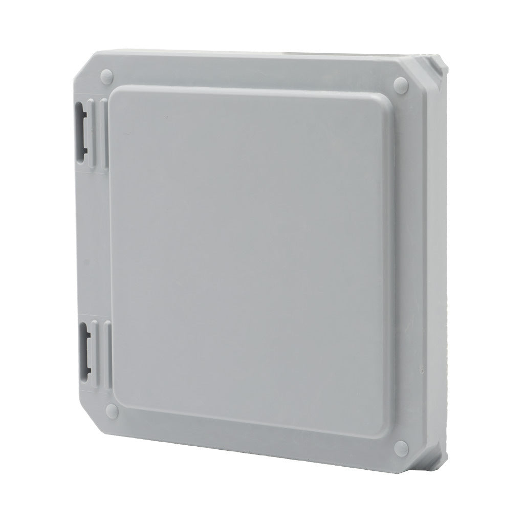 AttaBox opaque door, fiberglass reinforced polyester, Pantone 428 C glacier gray. For use with 6 x 6in (HxW) Freedom series enclosures.-FR606CVR