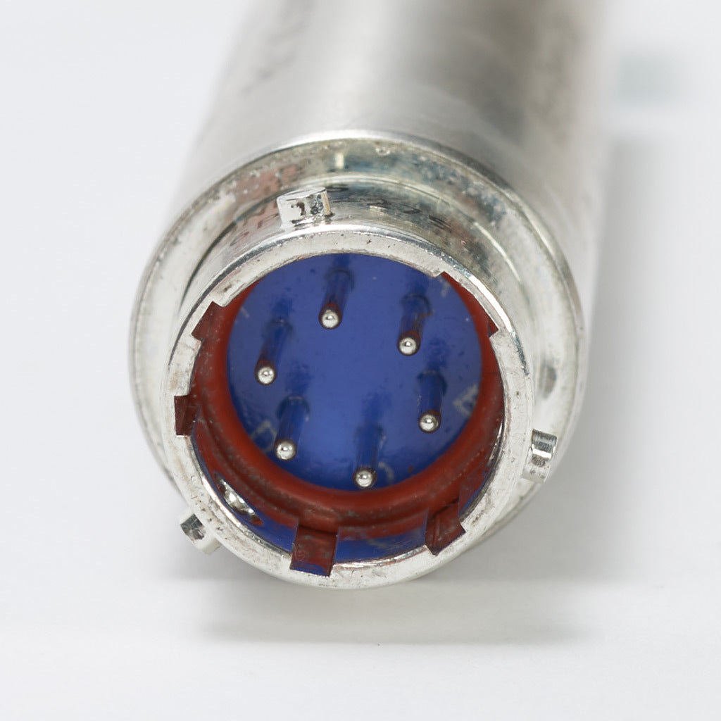 Alliance Sensors inductive linear position sensor, spring loaded slide, 25mm stroke, 0-10 VDC output, 19mm diameter x 101.6mm body, 1/2-20 UNF mount, 6-pin PT0.-GHSE19-025A-02-10S