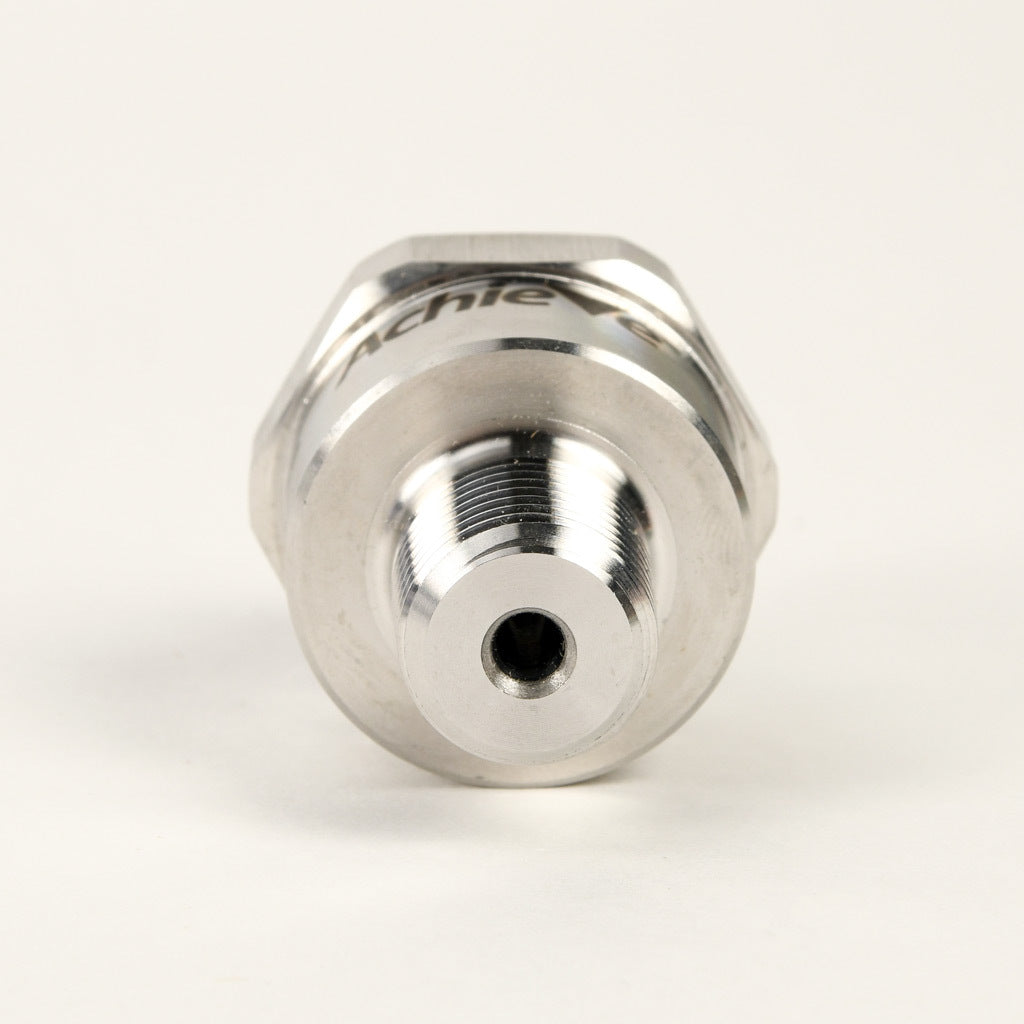 AchieVe pressure transmitter, 0 to 15 psig range, +/- 1% accuracy, stainless steel sensing element, 4-20 mA analog output, 1/4in male NPT process connection, 9-32 VDC operating voltage, 4-pin M12 quick-disconnect.-LPPT25-20-0015H