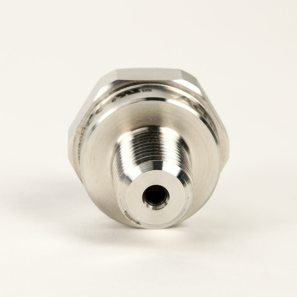 AchieVe pressure transmitter, 0 to 200 psig range, +/- 1% accuracy, stainless steel sensing element, 4-20 mA analog output, 1/4in male NPT process connection, 9-32 VDC operating voltage, 4-pin M12 quick-disconnect.-LPPT25-20-0200H