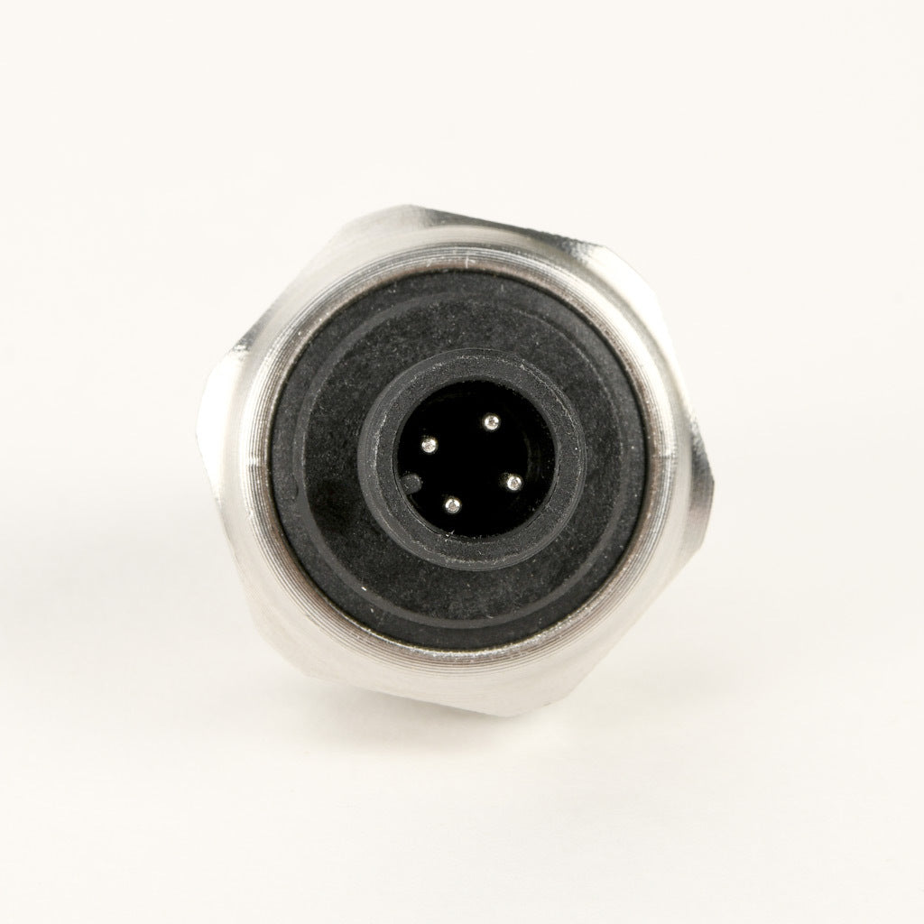 AchieVe pressure transmitter, 0 to 3000 psig range, +/- 1% accuracy, stainless steel sensing element, 4-20 mA analog output, 1/4in male NPT process connection, 9-32 VDC operating voltage, 4-pin M12 quick-disconnect.-LPPT25-20-3000H