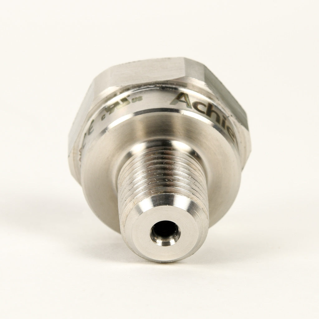AchieVe pressure transmitter, 0 to 3000 psig range, +/- 1% accuracy, stainless steel sensing element, 4-20 mA analog output, 1/4in male NPT process connection, 9-32 VDC operating voltage, 4-pin M12 quick-disconnect.-LPPT25-20-3000H