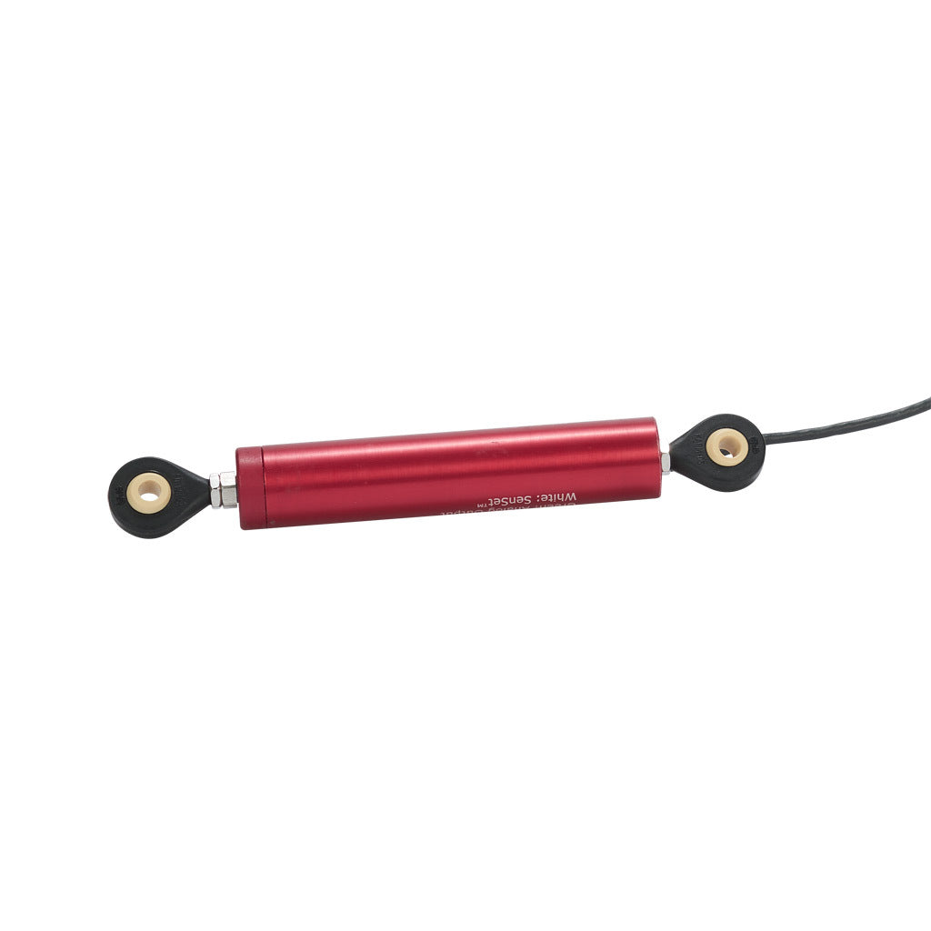 Alliance Sensors inductive linear position sensor, pivoting slide, 25mm stroke, 0-10 VDC output, 19mm diameter x 90.5mm body, rod eyes mount, pigtail, 3.2ft/1m cable length.-LRE19-025R-00-10A
