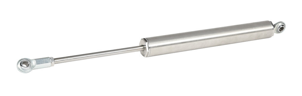 Alliance Sensors inductive linear position sensor, pivoting slide, 200mm stroke, 12.5mm shaft diameter, 0-10 VDC output, 45mm diameter x 352.5mm body, rod eyes mount, 5-pin M12 quick-disconnect.-LVE45-200R-01-10S