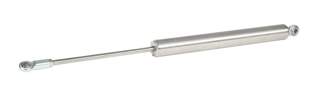 Alliance Sensors inductive linear position sensor, pivoting slide, 250mm stroke, 12.5mm shaft diameter, 0-10 VDC output, 45mm diameter x 403.3mm body, rod eyes mount, 5-pin M12 quick-disconnect.-LVE45-250R-01-10S