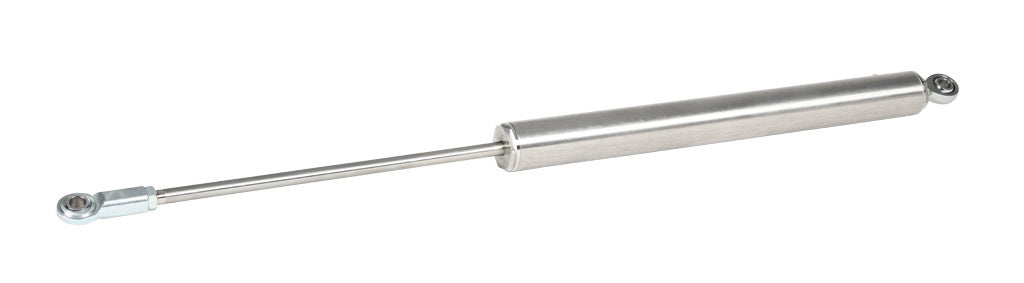 Alliance Sensors inductive linear position sensor, pivoting slide, 300mm stroke, 12.5mm shaft diameter, 0-10 VDC output, 45mm diameter x 454.1mm body, rod eyes mount, 5-pin M12 quick-disconnect.-LVE45-300R-01-10S