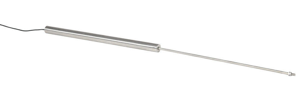 Alliance Sensors inductive linear position sensor, fixed slide, 300mm stroke, 5.2mm shaft diameter, 4-20 mA output, 19mm diameter x 317.5mm body, M5 x 0.8 mount, pigtail, 3.2ft/1m cable length.-LZI19-300A-00-20S