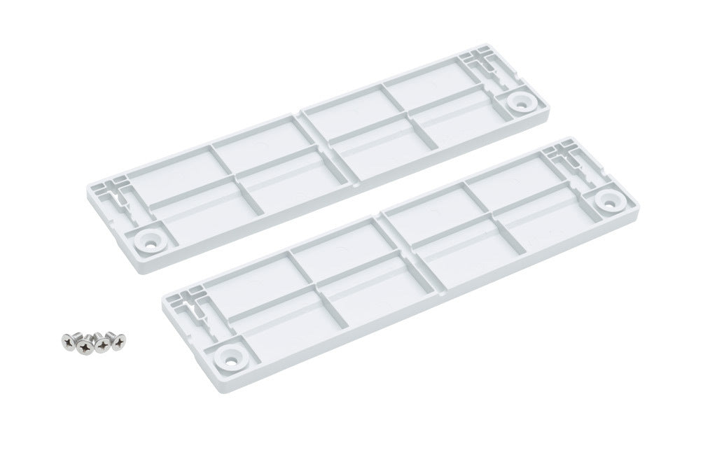 AttaBox mounting flanges, replacement, polycarbonate. For use with 14in wide Heartland series enclosures. Includes (2) mounting flanges and mounting hardware.-MFK14
