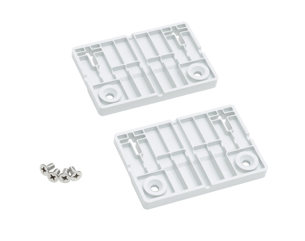AttaBox mounting flanges, replacement, polycarbonate. For use with 6in wide Heartland series enclosures. Includes (2) mounting flanges and mounting hardware.-MFK6