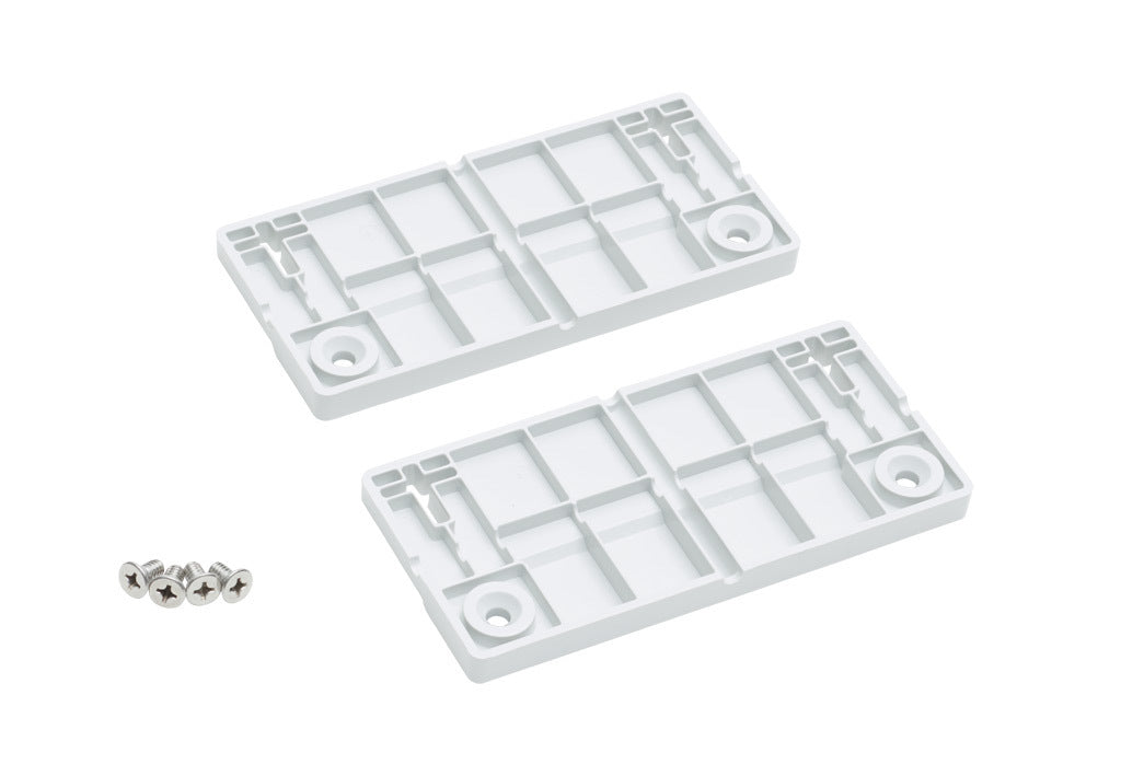AttaBox mounting flanges, replacement, polycarbonate. For use with 8in wide Heartland series enclosures. Includes (2) mounting flanges and mounting hardware.-MFK8