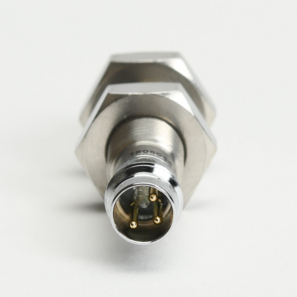 AchieVe inductive proximity sensor, tubular, 8mm diameter x 45mm body, 304 stainless steel housing, NPN, N.O. output, 2.5mm sensing distance, non-flush, 4.5 kHz switching frequency, IP67, 3-pin M8 quick-disconnect.-PAE-AN-2F