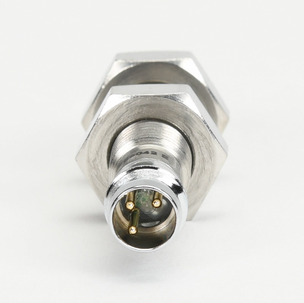 AchieVe inductive proximity sensor, tubular, 8mm diameter x 45mm body, 304 stainless steel housing, PNP, N.O. output, 1.5mm sensing distance, flush, 5 kHz switching frequency, IP67, 3-pin M8 quick-disconnect.-PAE-AP-1F