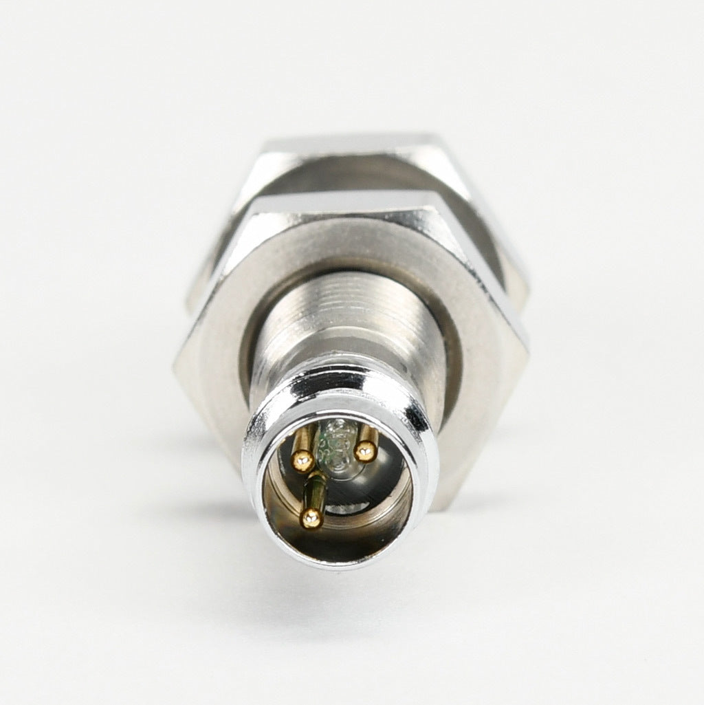 AchieVe inductive proximity sensor, tubular, 8mm diameter x 45mm body, 304 stainless steel housing, PNP, N.O. output, 2.5mm sensing distance, non-flush, 4.5 kHz switching frequency, IP67, 3-pin M8 quick-disconnect.-PAE-AP-2F
