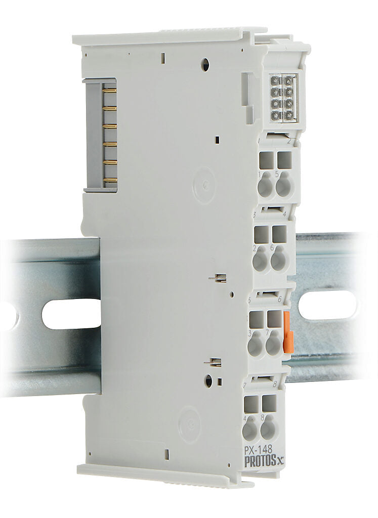 Protos X discrete input module, 8-point, 24 VDC, sinking.-PX-148