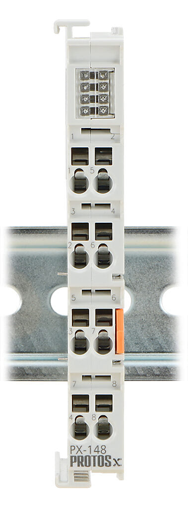 Protos X discrete input module, 8-point, 24 VDC, sinking.-PX-148