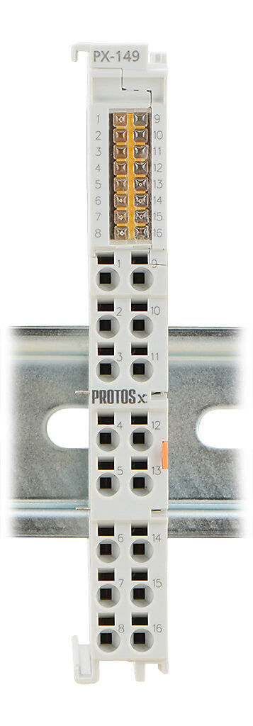 Protos X discrete input module, 16-point, 24 VDC, sinking.-PX-149