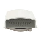 AttaBox enclosure vent, 80mm, polycarbonate.-REAH-V80