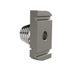 Saginaw channel nut, 1/4-20 UNC. Package of 20.-SCE-PS1420CN