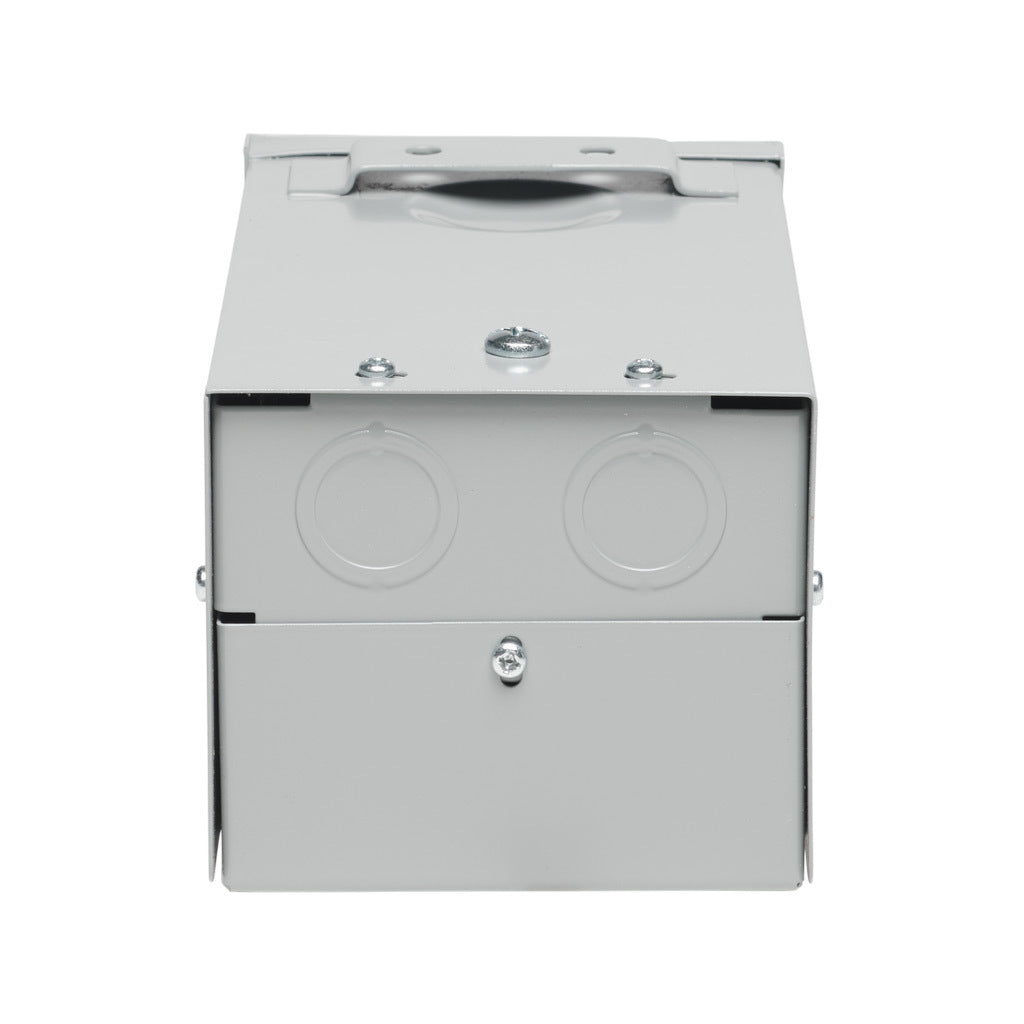 ACME general purpose transformer, encapsulated core, 500 VA, 1-phase, 600 VAC, 120/240 VAC secondary, 50/60 Hz, electrostatic shield, NEMA 3R, wall mount.-T253108S